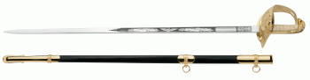 Madagascar Prison Officer sword and scabbard