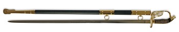 Finland Navy Officer Sword and Scabbard 78 cm