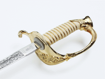 Épée d'officier de la marine saoudienne avec fourreau