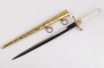 Greek Navy Officer dagger with sheath