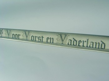 Belgian Cavalry Officer Sword ERM with steel scabbard, with oder w/o etching