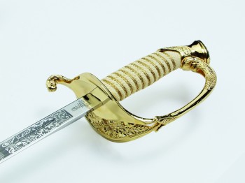 USA Coast Guard Officer Sword with scabbard, various blade lengths