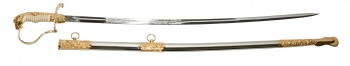 Haiti Army Officer Saber and Scabbard