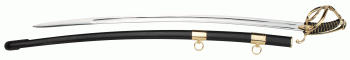 French Model F1 Army Officer Saber 24k gold plated