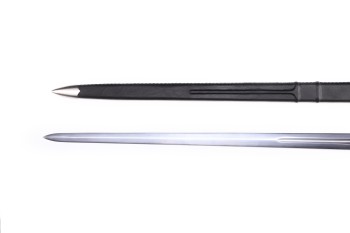 Kronenstahl – Medieval-Inspired Sword with sharpened Spring Steel Blade and Scabbard