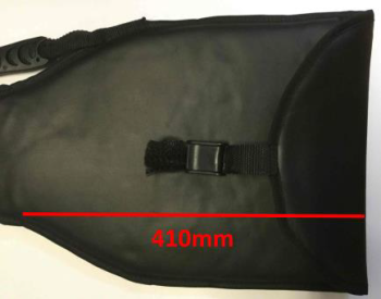 Extra large carrying bag made of vinyl, e.g. for English cavalry swords