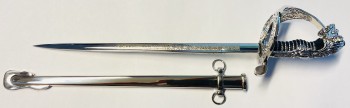 Roumanie, ensemble miniature d'épée d'officier de l'armée