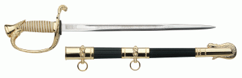 Ensemble d'ouvre-lettres épée d'officier de la garde côtière américaine