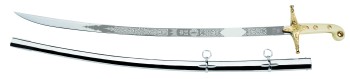 Tanzania General Scimitar Offizier Säbel mit Scheide