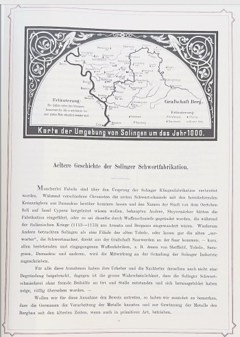 Histoire de l'industrie de la lame à Solingen, livre