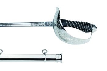 Great Britain Cavalry Officier's Sword m/1912, stainless steel blade - recommended / With CIIIR Cypher