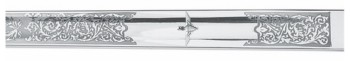British Infantry Officer's Sword (1897 Pattern) with CIIIR Cypher, carbonsteel blade (no plating) / Parachute Regiment Cap Badge