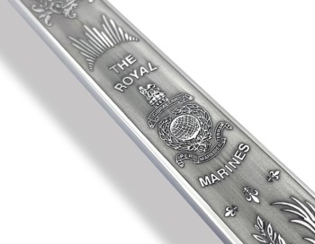 Sabre Infanterie M/1897 anglais  (British Infantry Sword), chiffre CIIIR, lame en acier inoxydable - recommandée / British Infantry and Corps & Royal Marines Officers
