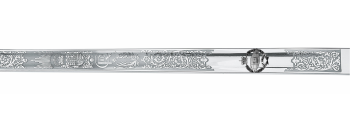British Infantry Officer's Sword (1897 Pattern) with CIIIR Cypher, carbonsteel blade (no plating) / Royal Tank Regiment