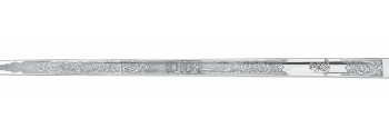 Britischer Armee Infanteriedegen (M/1897), CIIIR Wappen, Klinge aus Karbonstahl - Royal Yorkshire Regiment