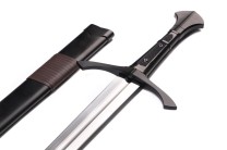 Drachenwacht – Medieval-Inspired Sword with C60 Spring Steel Blade and Scabbard Drachenwacht – Medieval-Inspired Sword with C60 Spring Steel Blade and Scabbard