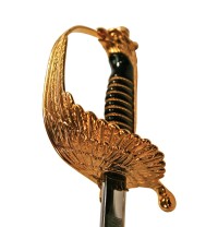 Épée d'officier de l'armée de l'air italienne avec fourreau en cuir Épée d'officier de l'armée de l'air italienne avec fourreau en cuir