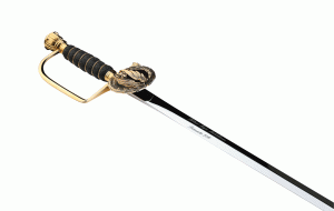 Doctoral Sword with your crest engraved on shield