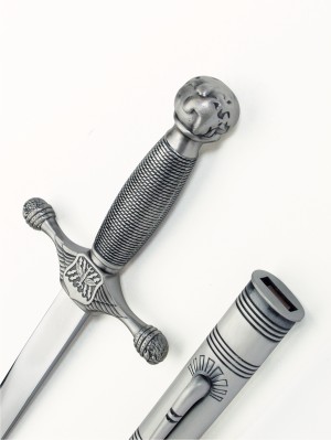 USA Airforce Academy Cadet Sword with scabbard and USAFA etching, blade length 30 inch