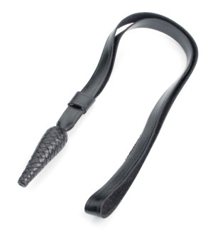 Black leather sword knot