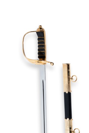 Royal Navy Master at Arms Sword with scabbard