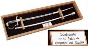 German Army 5oth anniversary sword set
