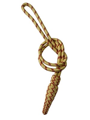 Sword knot gold and red with cones for higher ranks