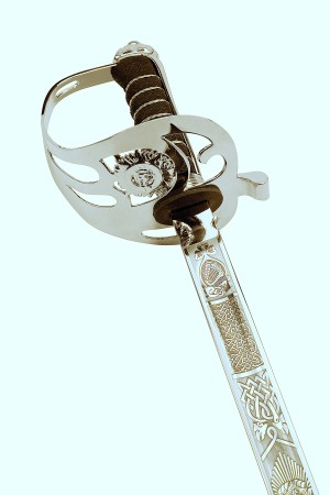 Irish Air Corps Officer Sword with Leather scabbard