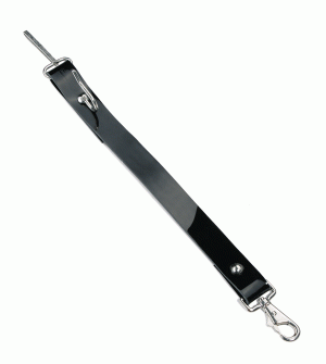 Black PVC sling silver colour /Beliere