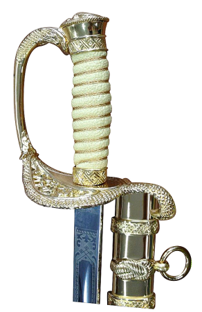 Philippines Navy Officer Sword with scabbard, different sizes