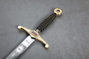 Limited Edition Dagger - 30 Years Fall of Berlin Wall, goldplated