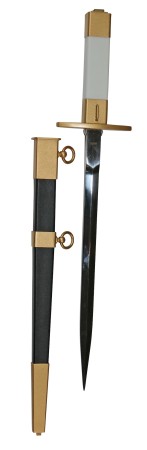 Morocco Air Force Officer dagger w/ leather- scabbard