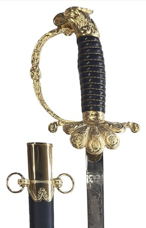 Bolivia, Army Academy dagger with leather scabbard, 24 carat gold plated, limited edition