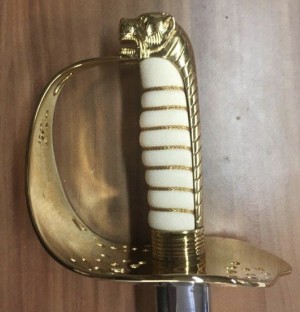 Benin, ENO (Officer School)  sword with steelscabbard