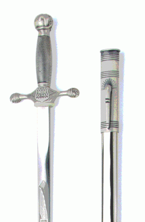 USA Airforce Cadet Sword with scabbard and etching