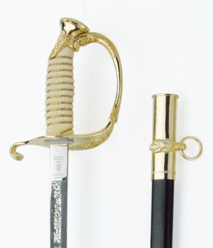 Épée d'officier de la marine saoudienne avec fourreau