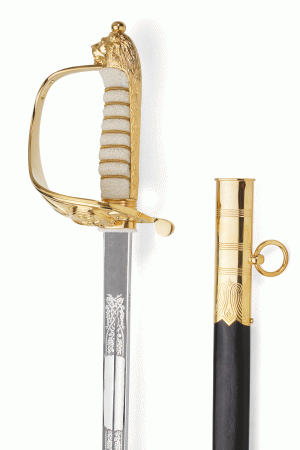 Uruguay Navy Officer Sword /Armada Uruguaya Espada Oficial con vaina