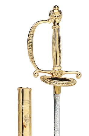 British Court Sword with scabbard