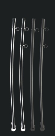 Various steel scabbards for sabers