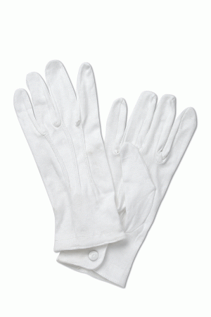 Cotton Gloves with push button