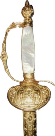 Danish Court sword with scabbard