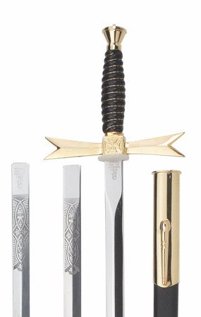 MASONIC SWORD WITH SCABBARD, various Models