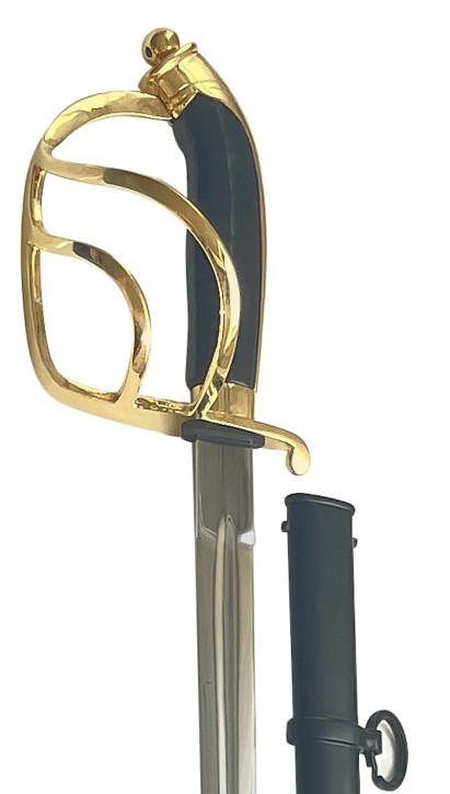 Épée de sous-officier de l'armée finlandaise avec fourreau en acier