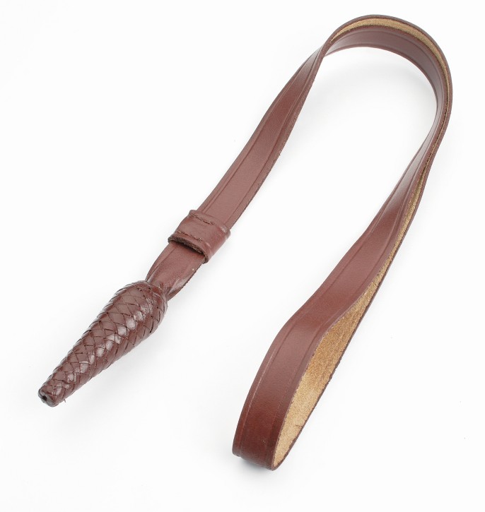 Brown leather sword knot