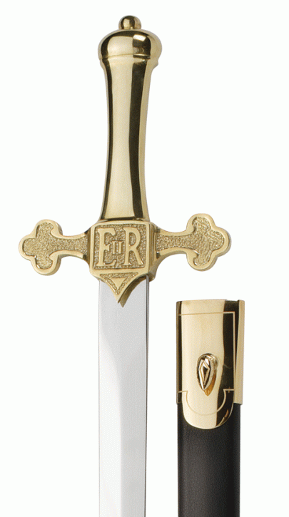 Épée de batteur/clairon britannique M/1895 avec fourreau
