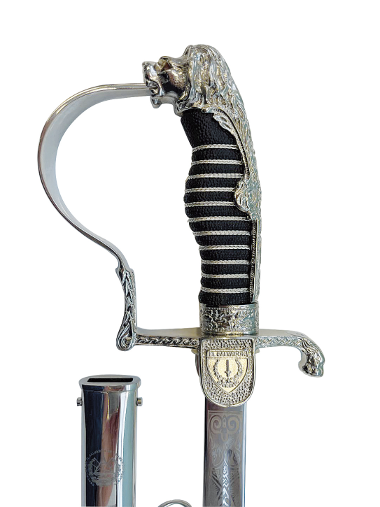 Épée d'officier de l'armée du Salvador avev fourreau