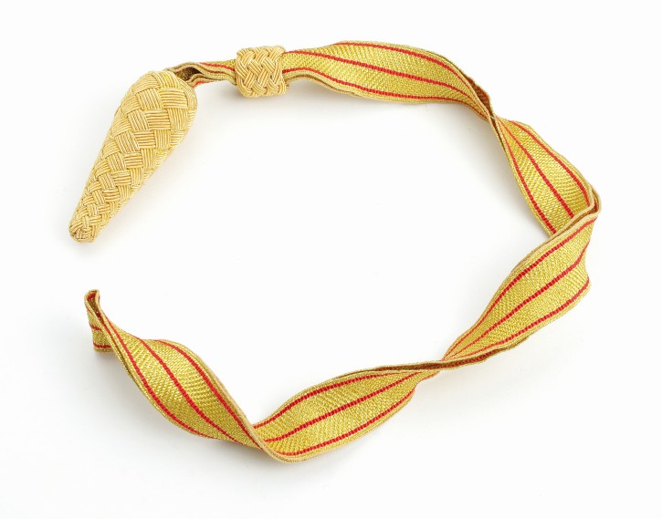 Dress Sword knot, gold crimson