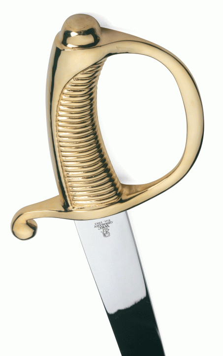 Champagne Sword with brass handle - DUMMY