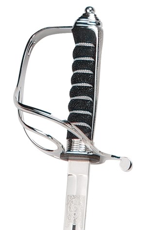 Royal Logistics Corps Officer Sword stainless steel blade - recommended / With CIIIR Cypher
