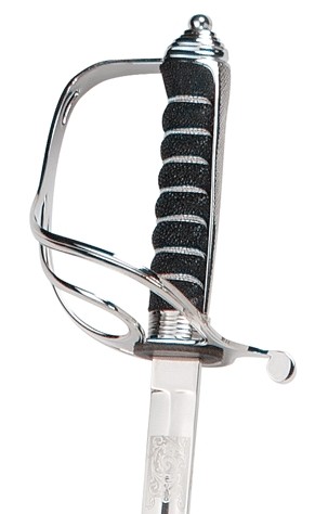 Royal Logistics Corps Officer Sword stainless steel blade - recommended / With EIIR Cypher